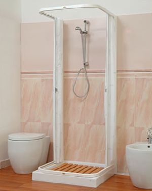 Wall shower box