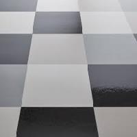 light grey checkered tile