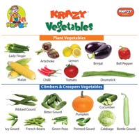 Krazy Vegetables Chart
