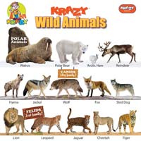 Krazy Wild Animals Chart