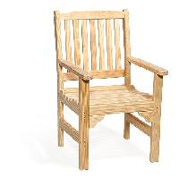 wooden garden chair