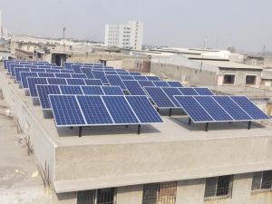 Rooftop solar on grid system