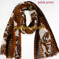 Screen Printed Woolen Stoles