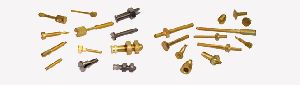 Brass rivets, brass pins