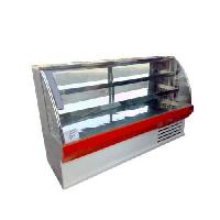 bend glass display counter