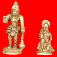 Brass Hanuman Statues