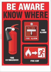 Fire safety poster