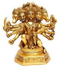 brass metal god statues