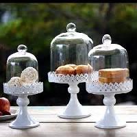 Glass Cake Container
