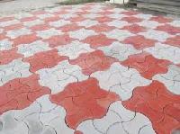 outdoor cemented interlocking tiles