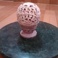 Hand Carved Marble Flower Vase Pot