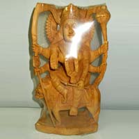 Wooden Durga Statue