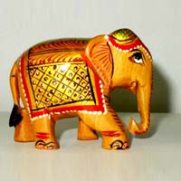 Wooden Elephant Statue