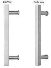 aluminum door pulls