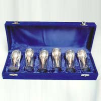 Silver Plated Wine Glass Set