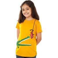 Crocodile Hunt Top - Girls Casual T shirt