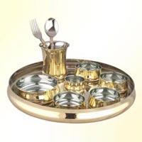 Brass Dinner Set