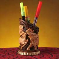 Wooden Pen Holder